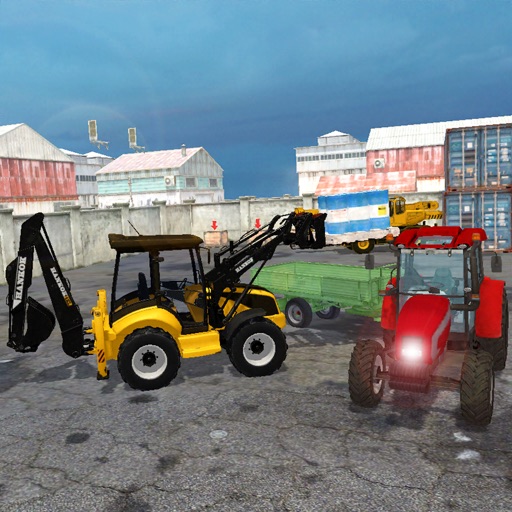 Excavator simulator backhoe loader dozer game