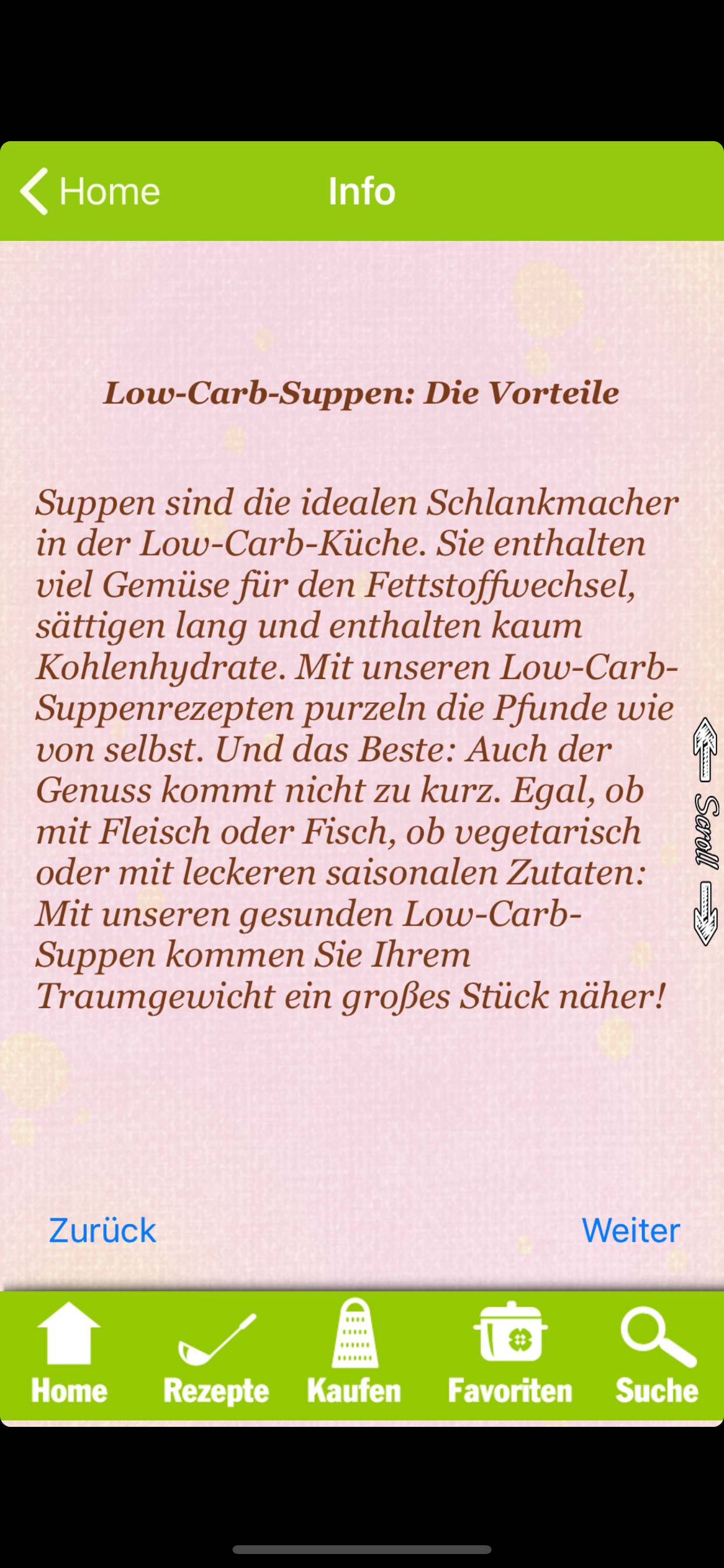 Low Carb Suppen Diät Rezepte screenshot 4