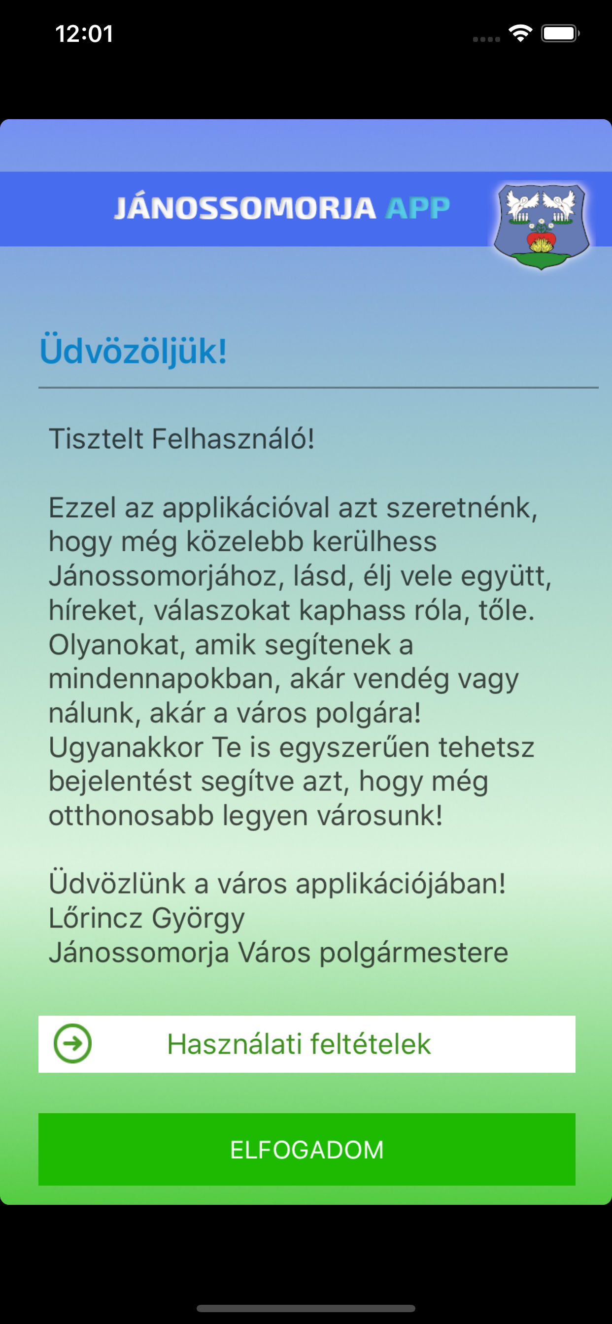 Jánossomorja IntermAPP screenshot 5