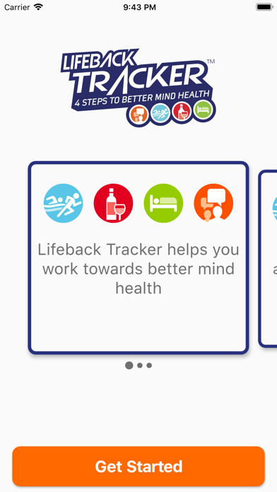 Screenshot #1 pour LIFEBACK TRACKER
