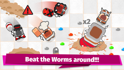 Smashers.io Foes in Worms Land screenshot 2