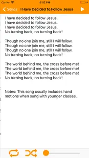 sunday school songs iphone screenshot 2