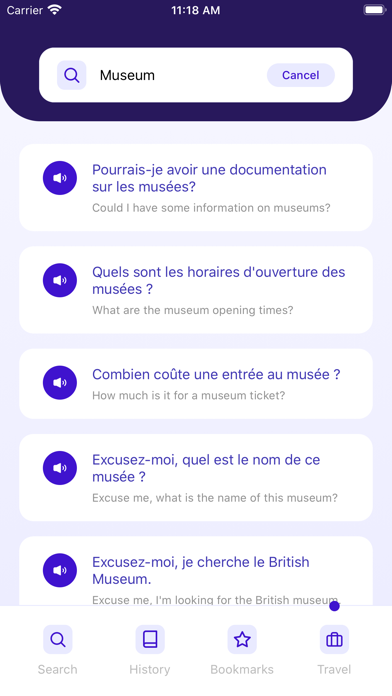 French~English Dictionary Screenshot