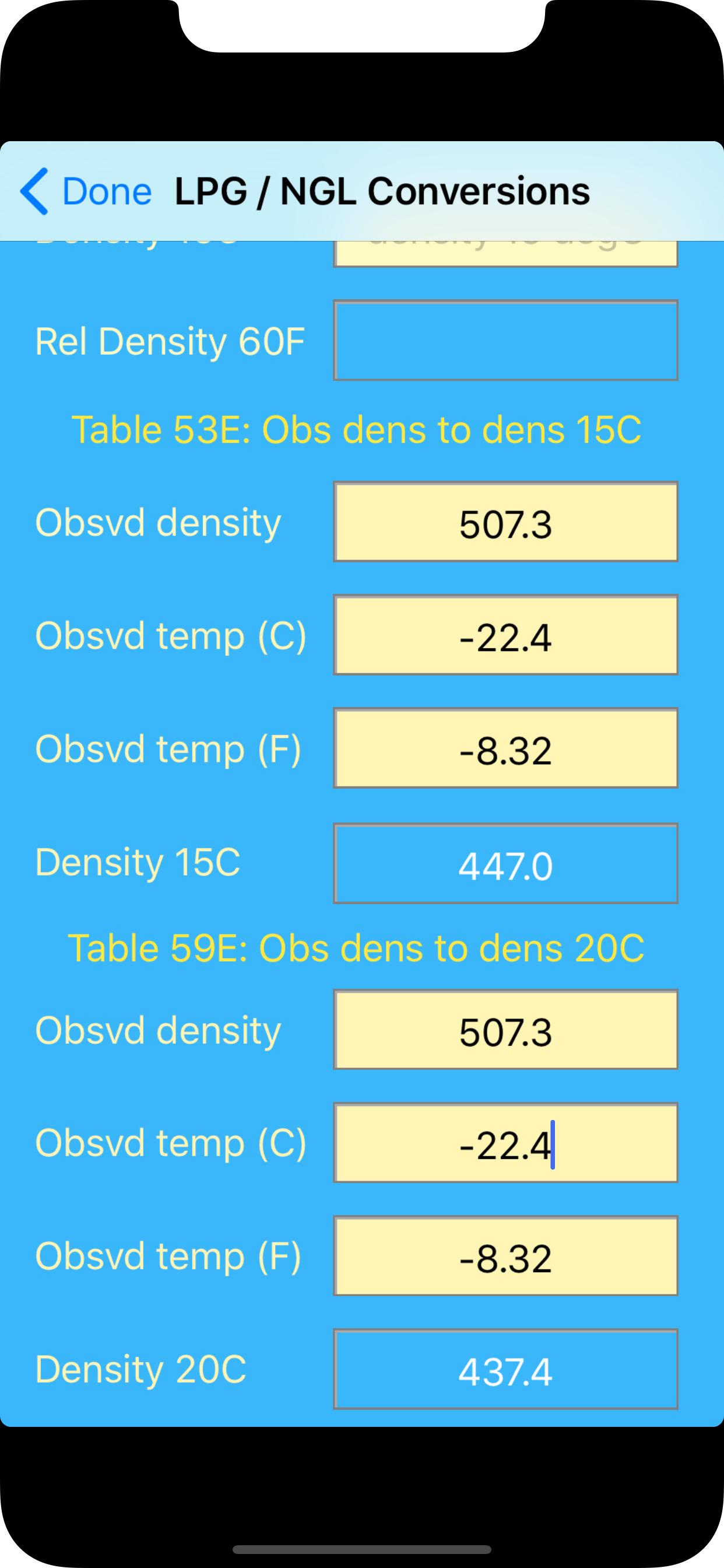 Oilcalcs