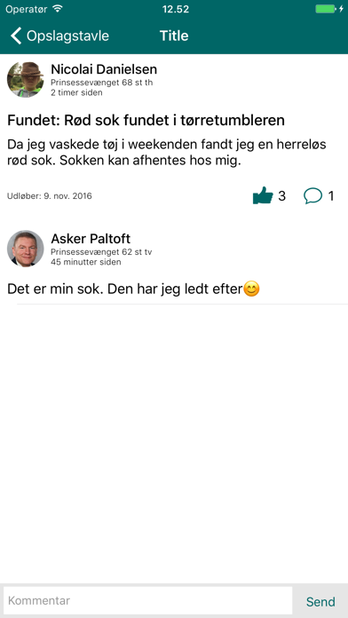 Min boligservice Screenshot