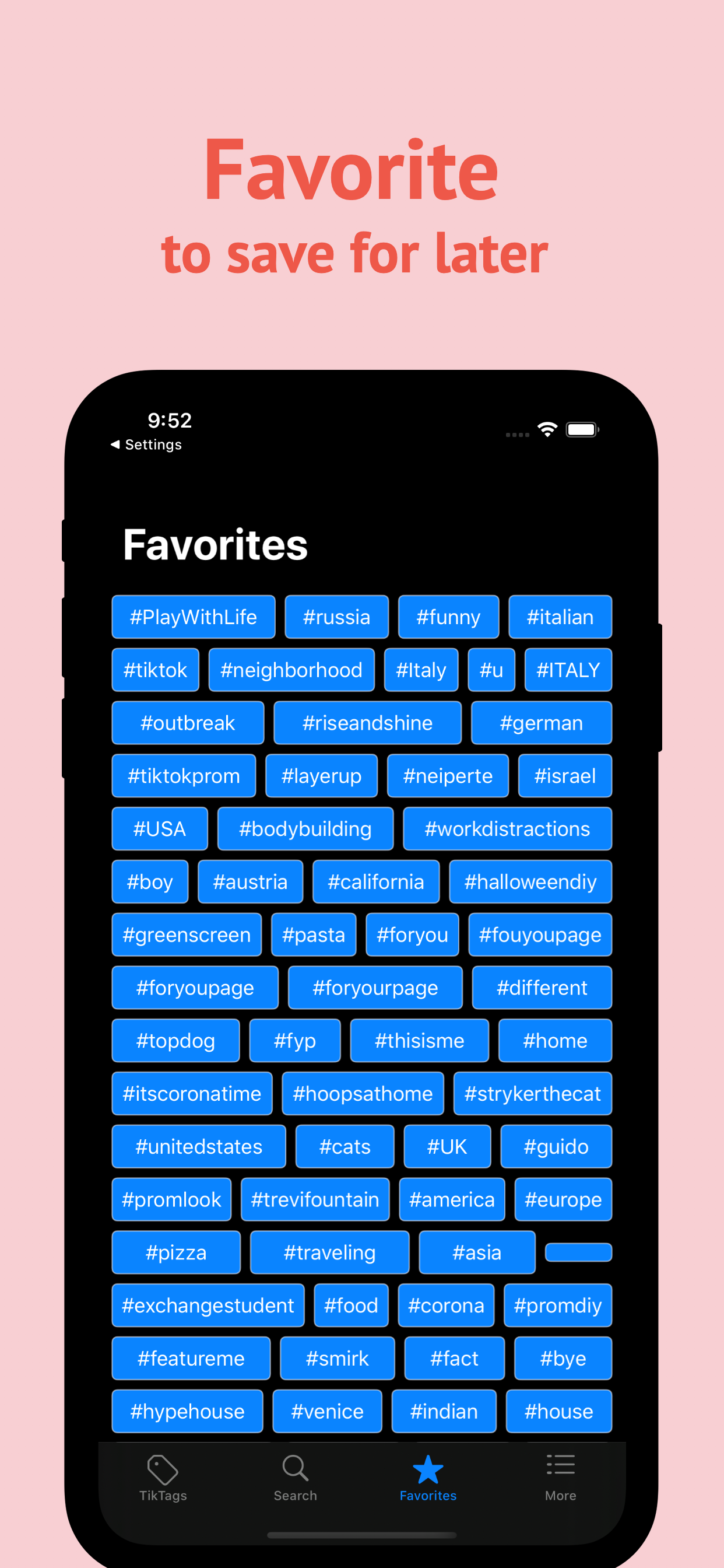TikTags for Hashtags - Likes