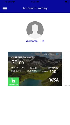 TSRFCU Cards screenshot 2