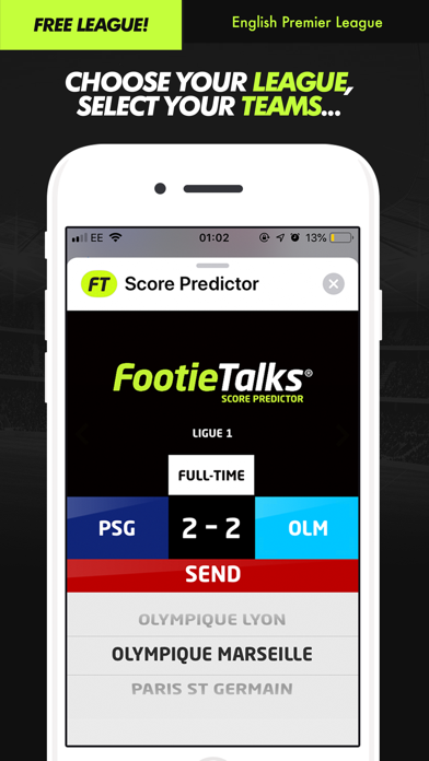 Screenshot #2 pour Score Predictor : FootieTalks