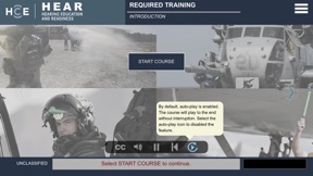 HEAR Training Course screenshot