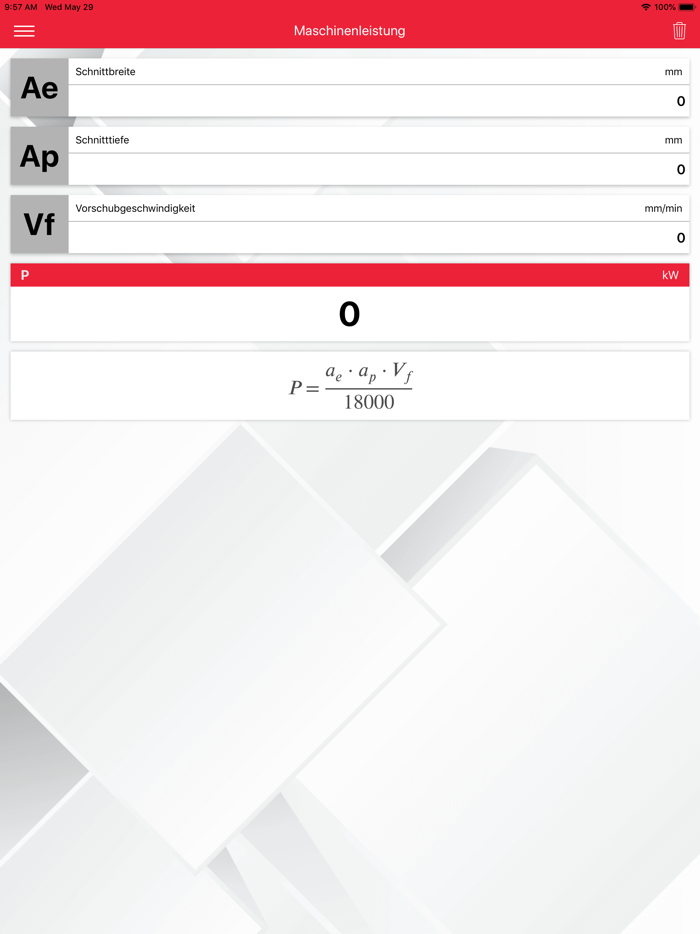 Märklen - Schnittdatenrechner