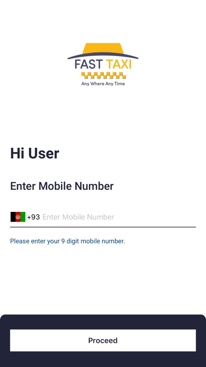 FastTaxi - cab booking app