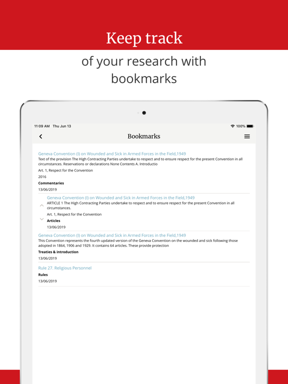 IHL iPad screenshot 8 - Reference app