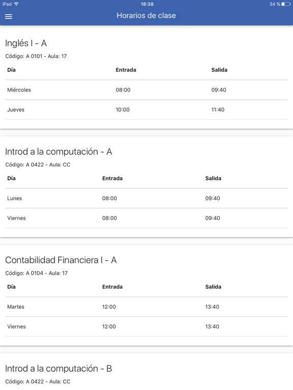 Screenshot #6 pour SmartPlanning Movil