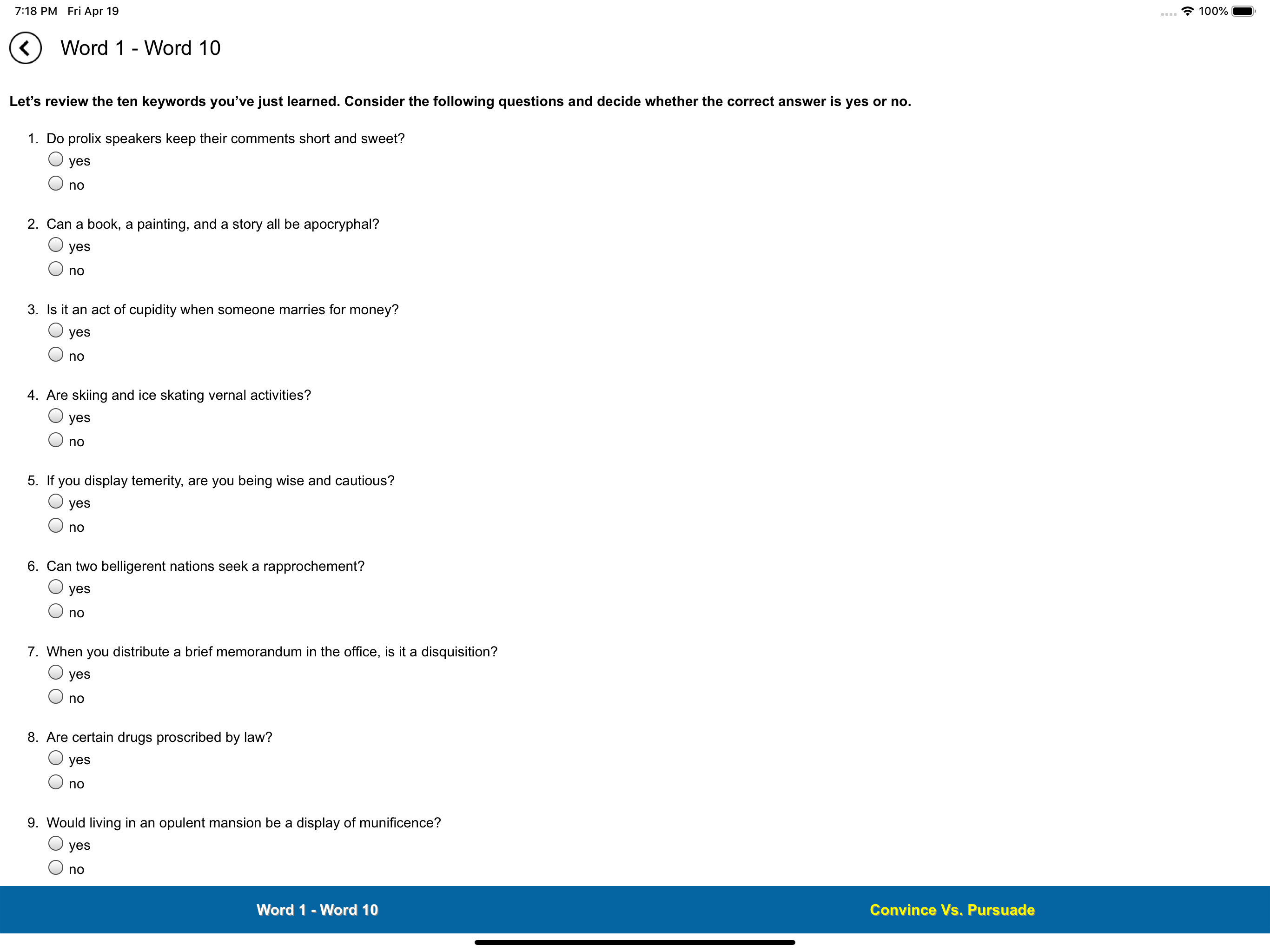 Verbal Advantage - Level 9