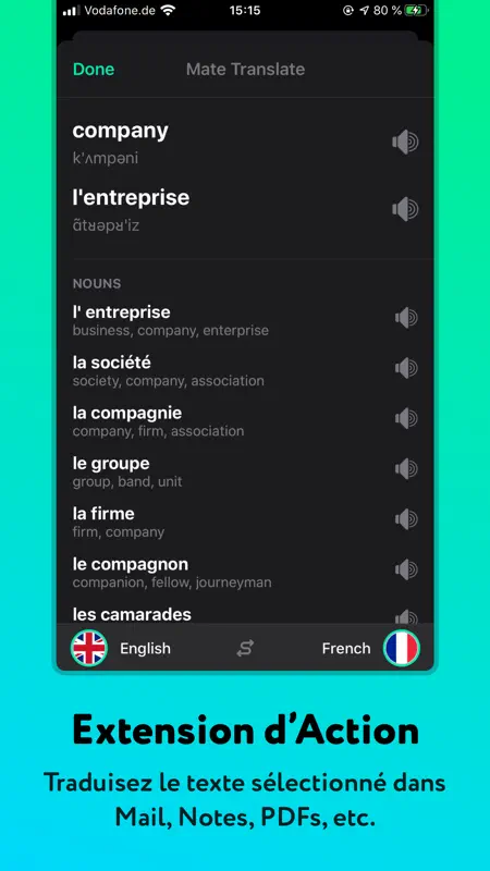 Traducteur Anglais – Mate screenshot 3 of 9