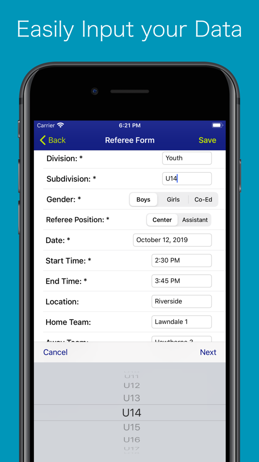 Referee Tracker - 2.1.1 - (iOS)