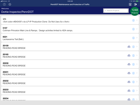 PennDOT - MCMPT iPad screenshot