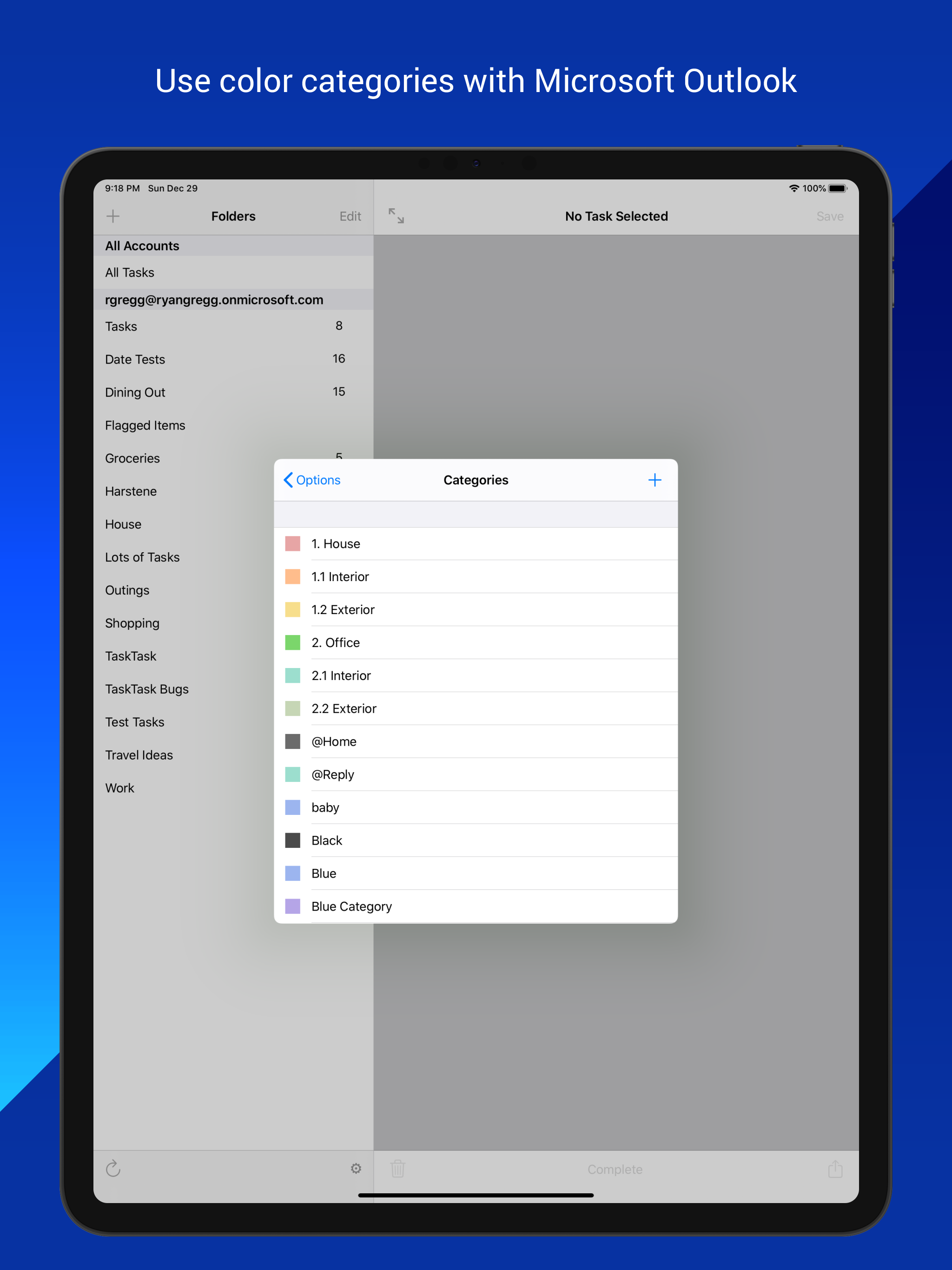 TaskTask for Outlook Tasks