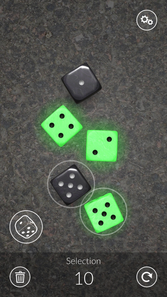 #3. Dice Bag - 3D dice (iOS) 来自: Lost Minds
