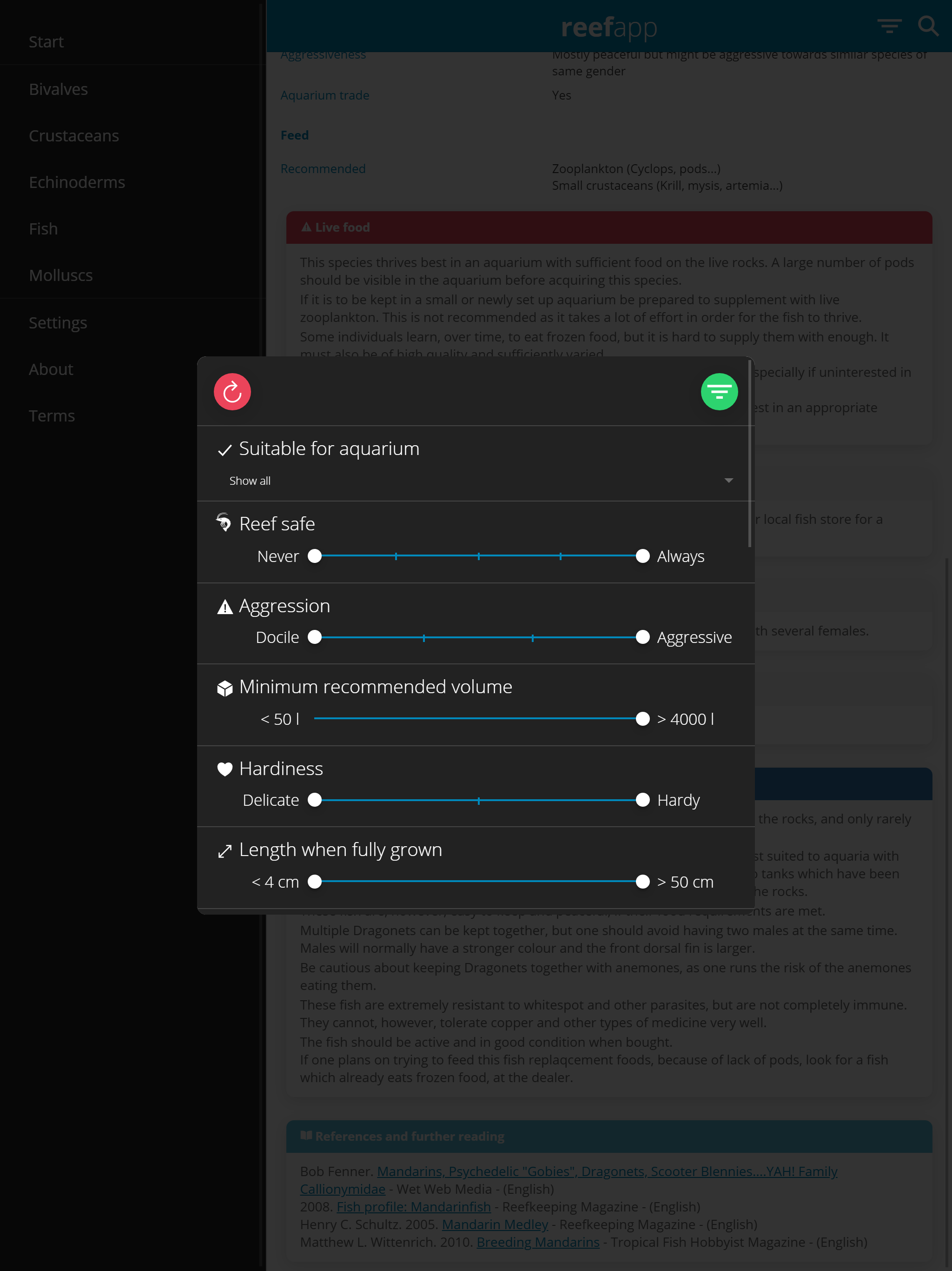 Reef App - Encyclopedia screenshot 12