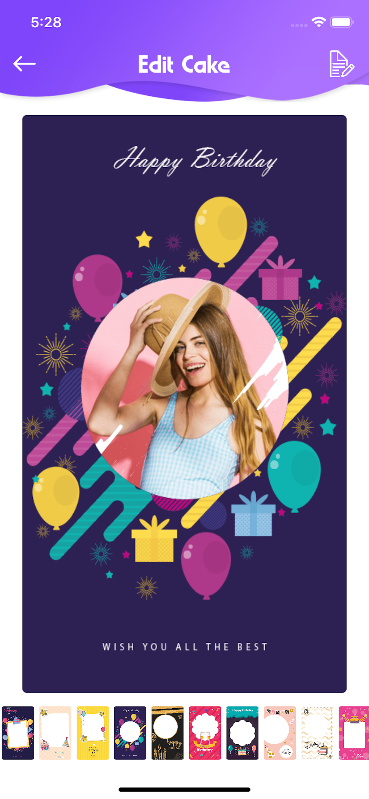 Happy Birthday Greetings App screenshot 3
