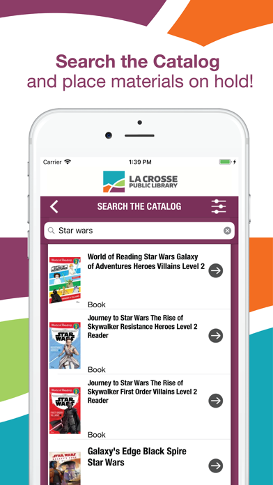 La Crosse Public Library Screenshot