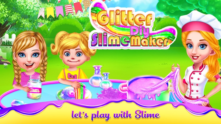 Glitter DIY Slime Maker Games screenshot-3