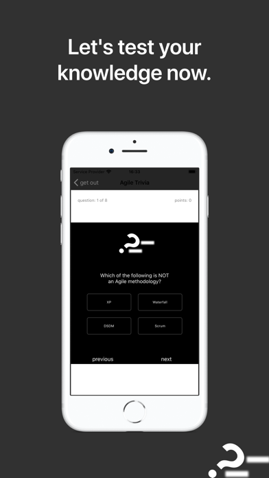 Agile Trivia - a learning quiz screenshot 2