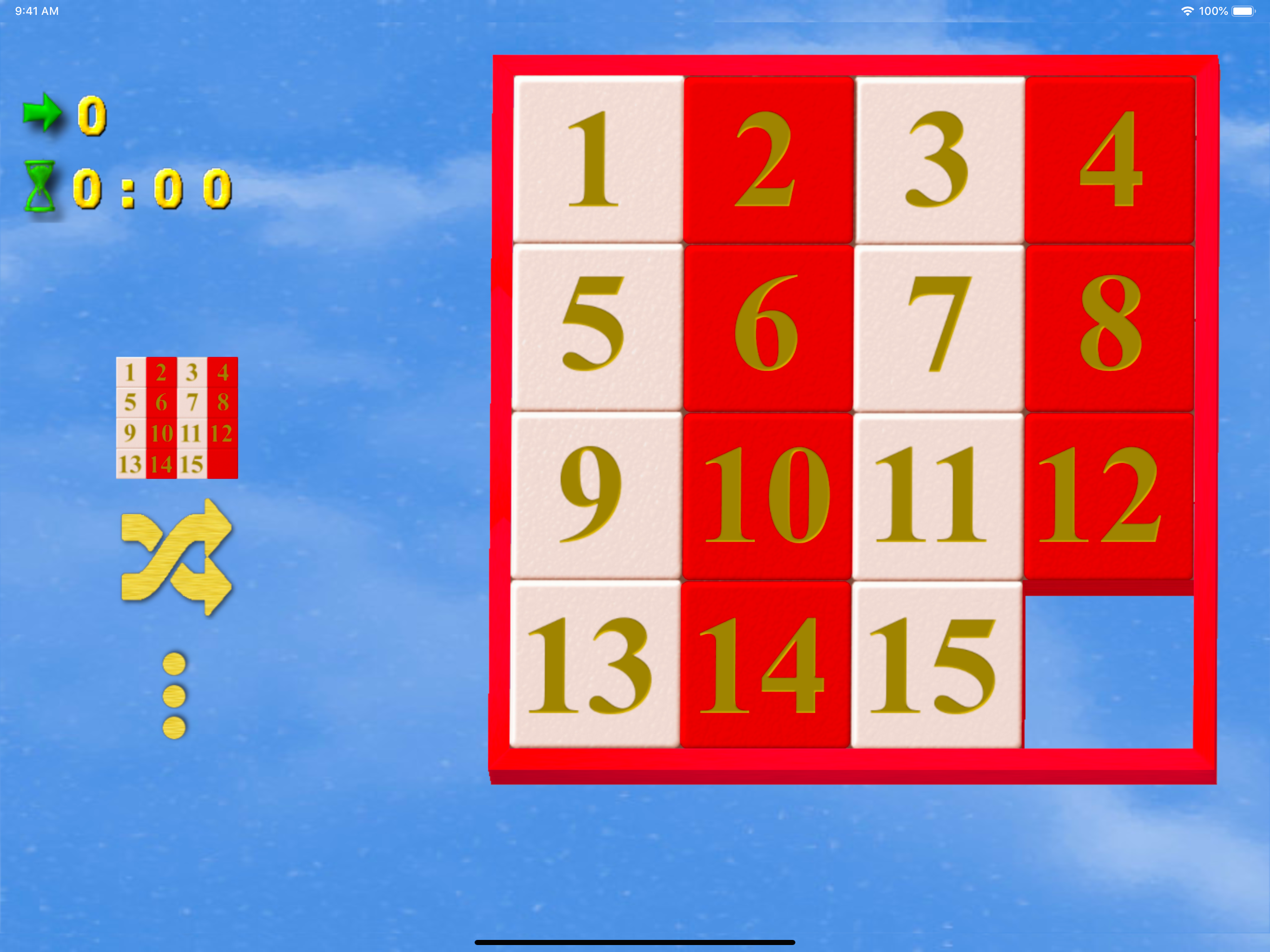 Fifteen puzzle!