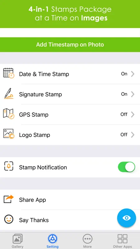 Add Text & Timestamp to Photos screenshot 3 of 10