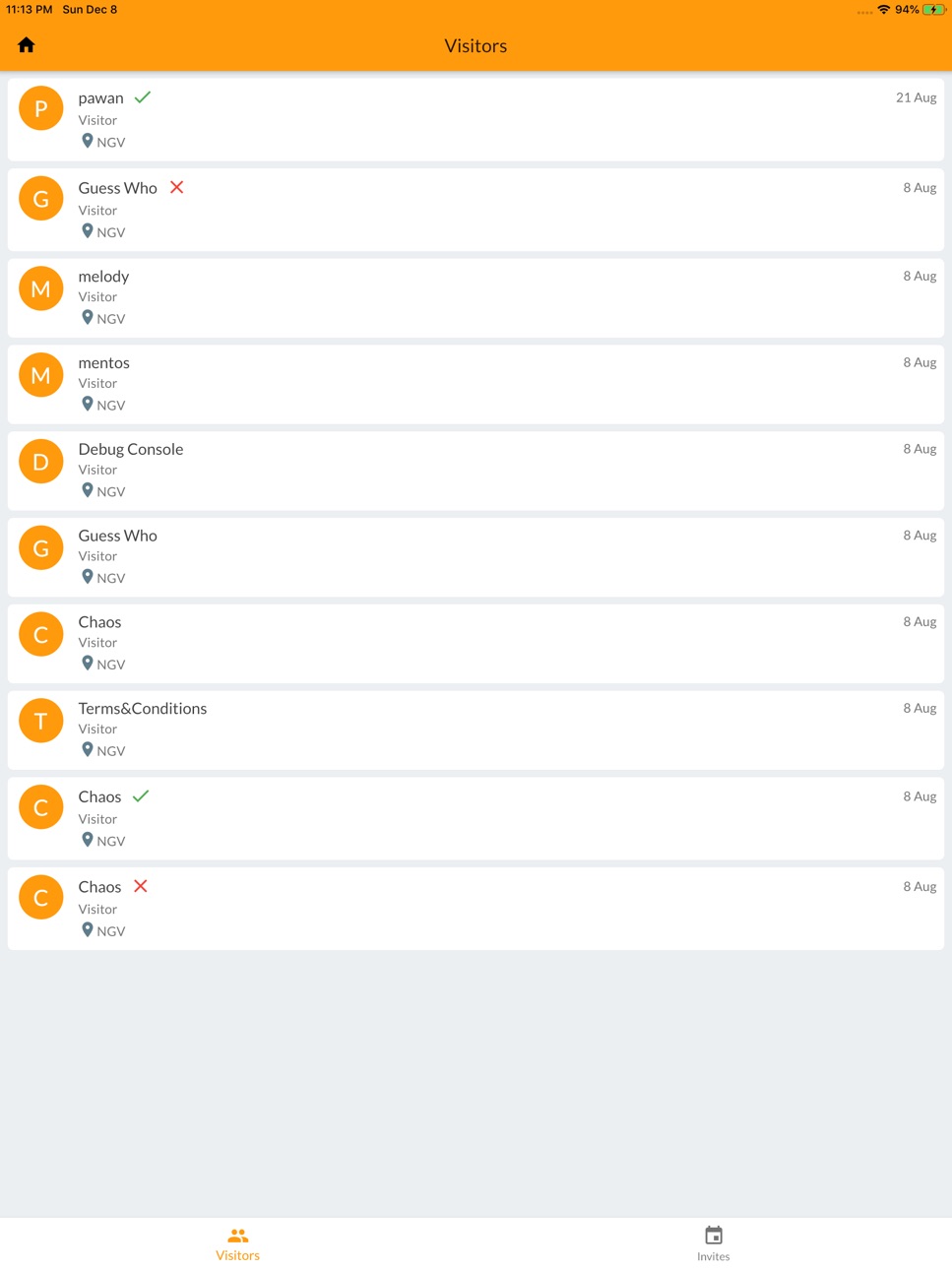 iPad screenshot