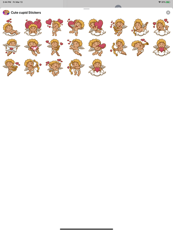 Screenshot #5 pour New Cute Cupid Stickers HD