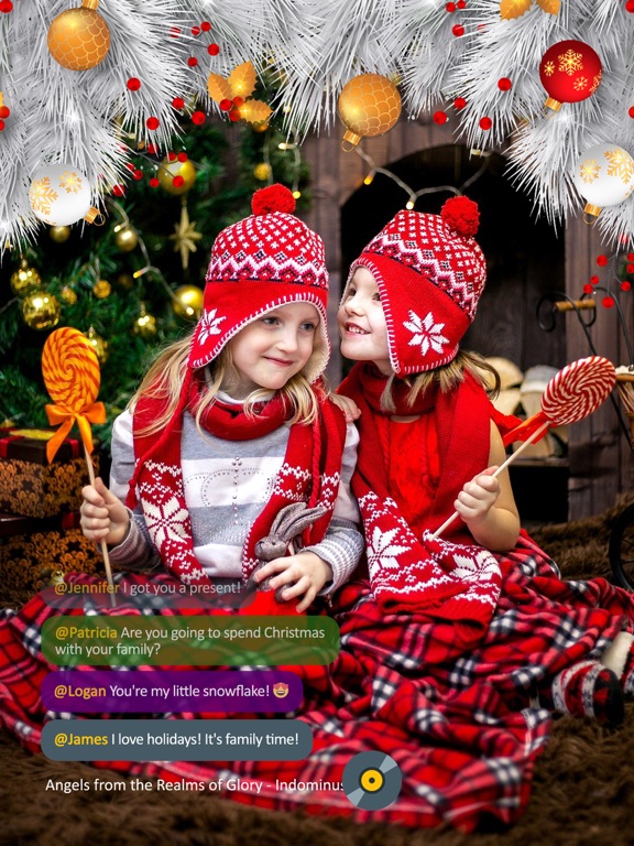 Christmas Camera Video Cards iPad screenshot 6 - Entertainment app