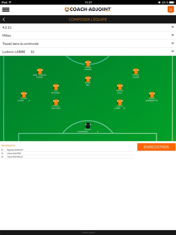 Coach Adjoint iPad screenshot 5 - Sports app