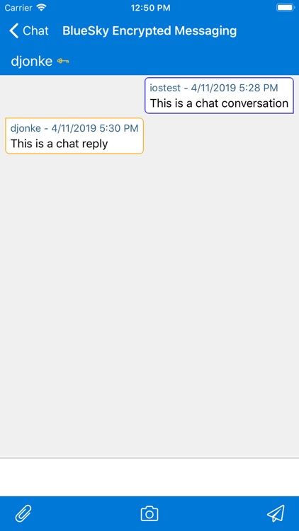 BlueSky Encrypted Messaging
