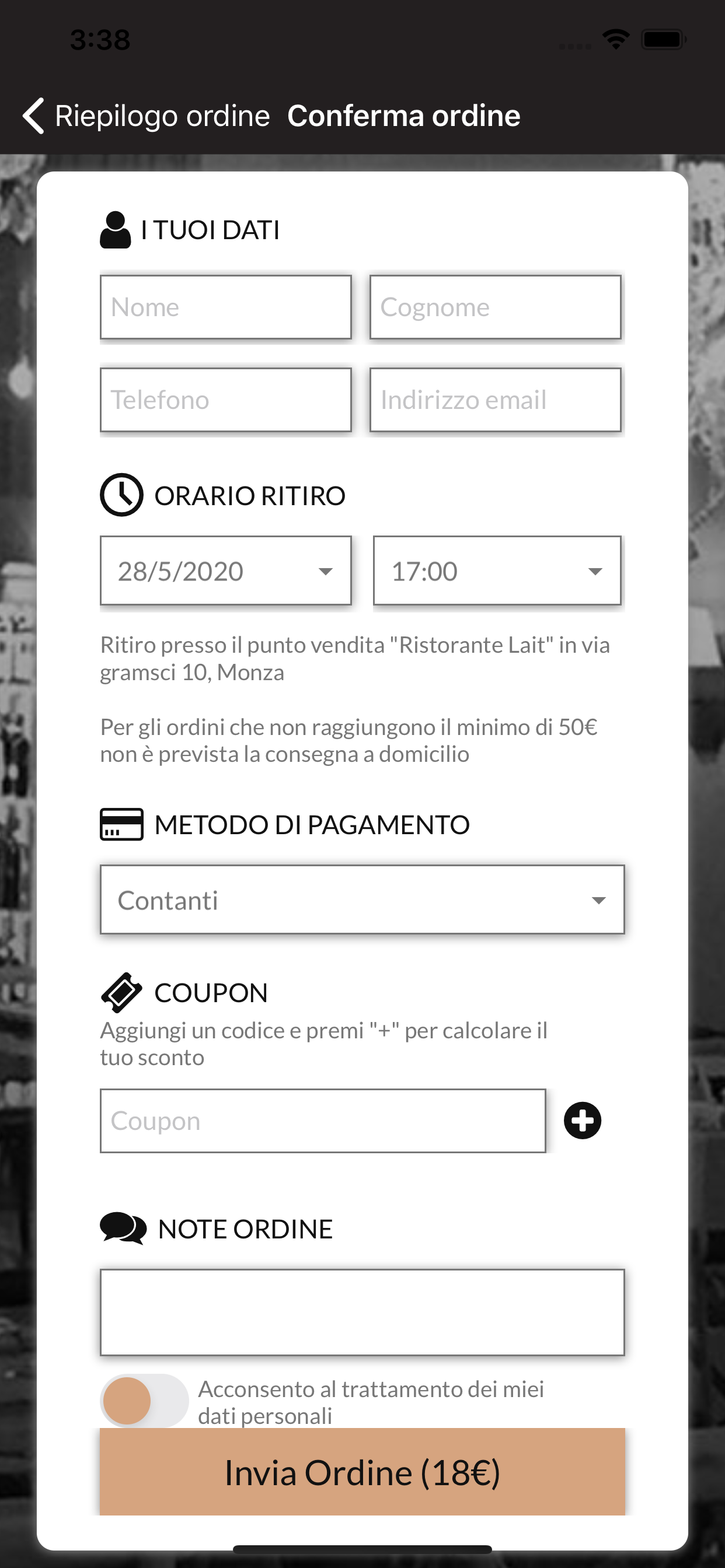 Ristorante Lait screenshot 3