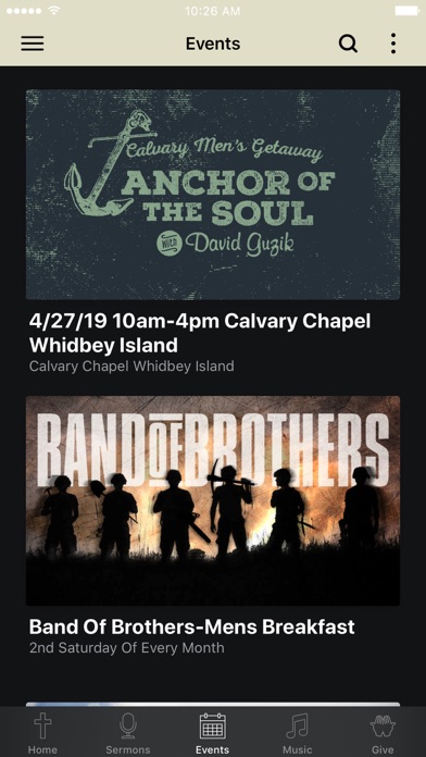 Calvary Chapel Whidbey Island Screenshot