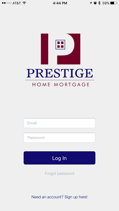 Prestige Home Mortgage Screenshot