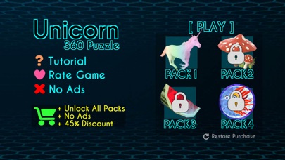 Unicorn 360 Poly Puzzleのおすすめ画像1