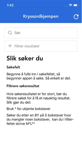 Game screenshot Kryssordkjempen mod apk