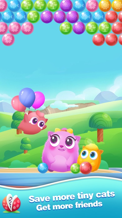 Bubble Cats- Bubble pop game Screenshot