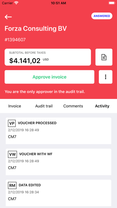 SCANMAN Invoice Approval 2 Screenshot