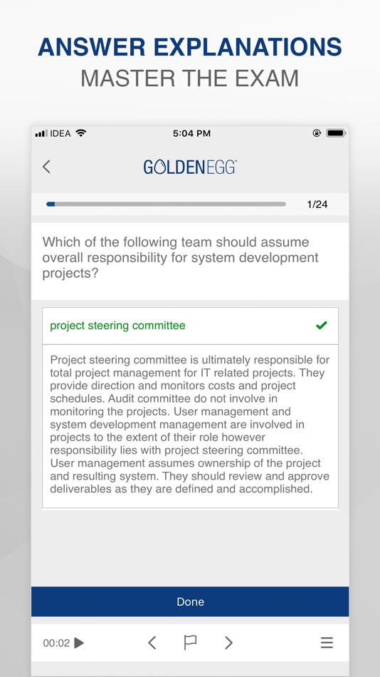 #3. CISA Practice Test (iOS) 由: MOON MOUNTAIN INC