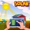 idle Solar Panel Tapping Game : Tap to power up the batteries and charge them