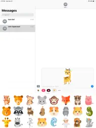 Animal Kids Stickers ipad bilder 0