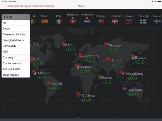 WorldStock for iPad iPad screenshot 9 - Finance app