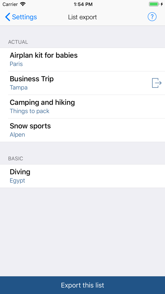 #10. Travel Packing Checklists (iOS) Με: Evgeny Turchaninov