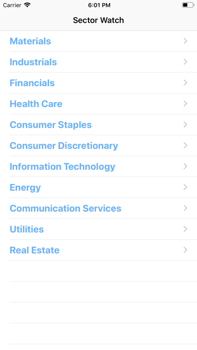 Screenshot #1 pour Sector Watch
