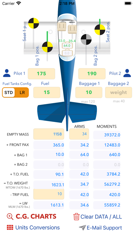 #1. C152 M&B mobile (iOS) 由: Pedro Isidoro