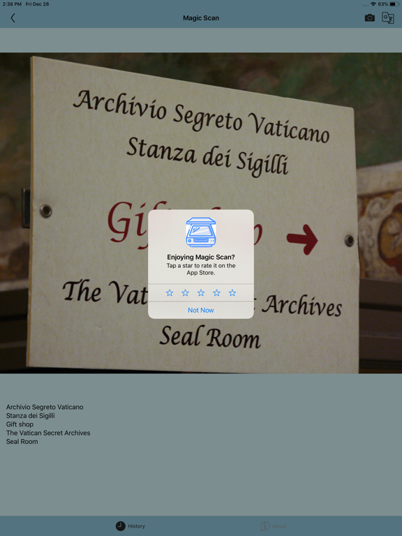 Magic Scan iPad screenshot 5 - Utilities app